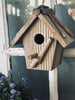 Vogelhuisje van gewassen hout
