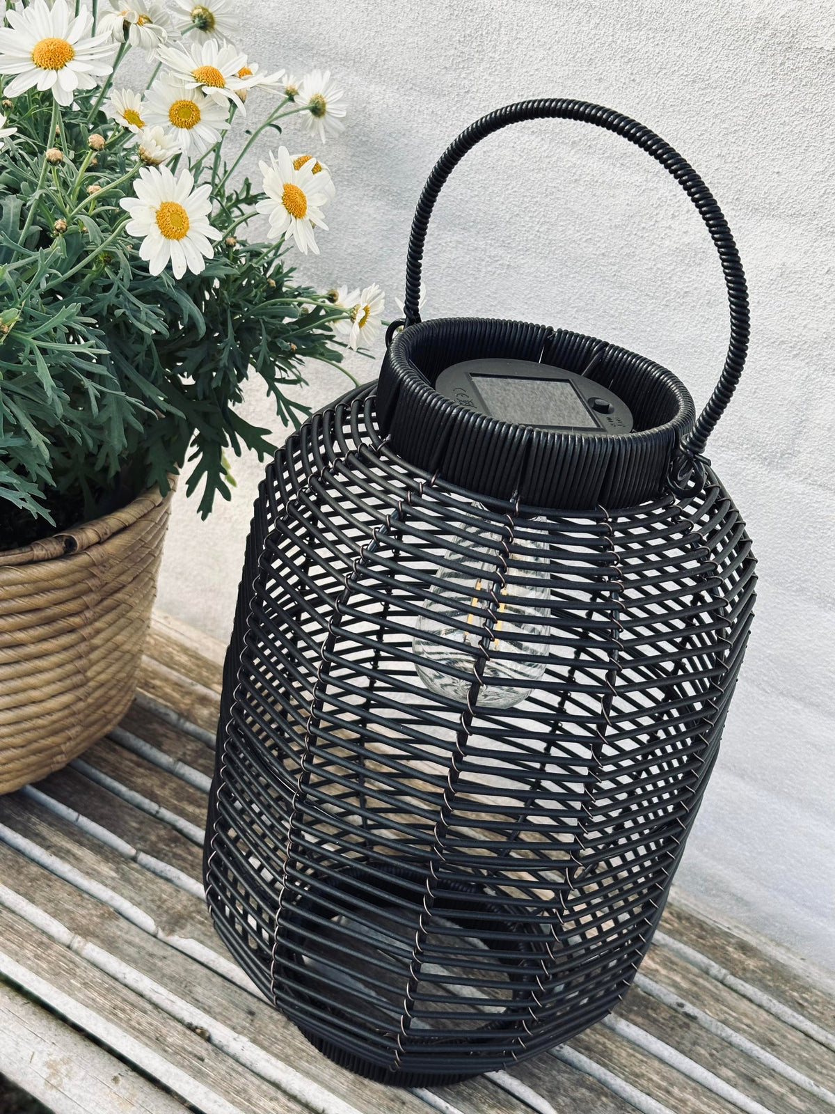 Lantaarn Solar Molly Black - Small