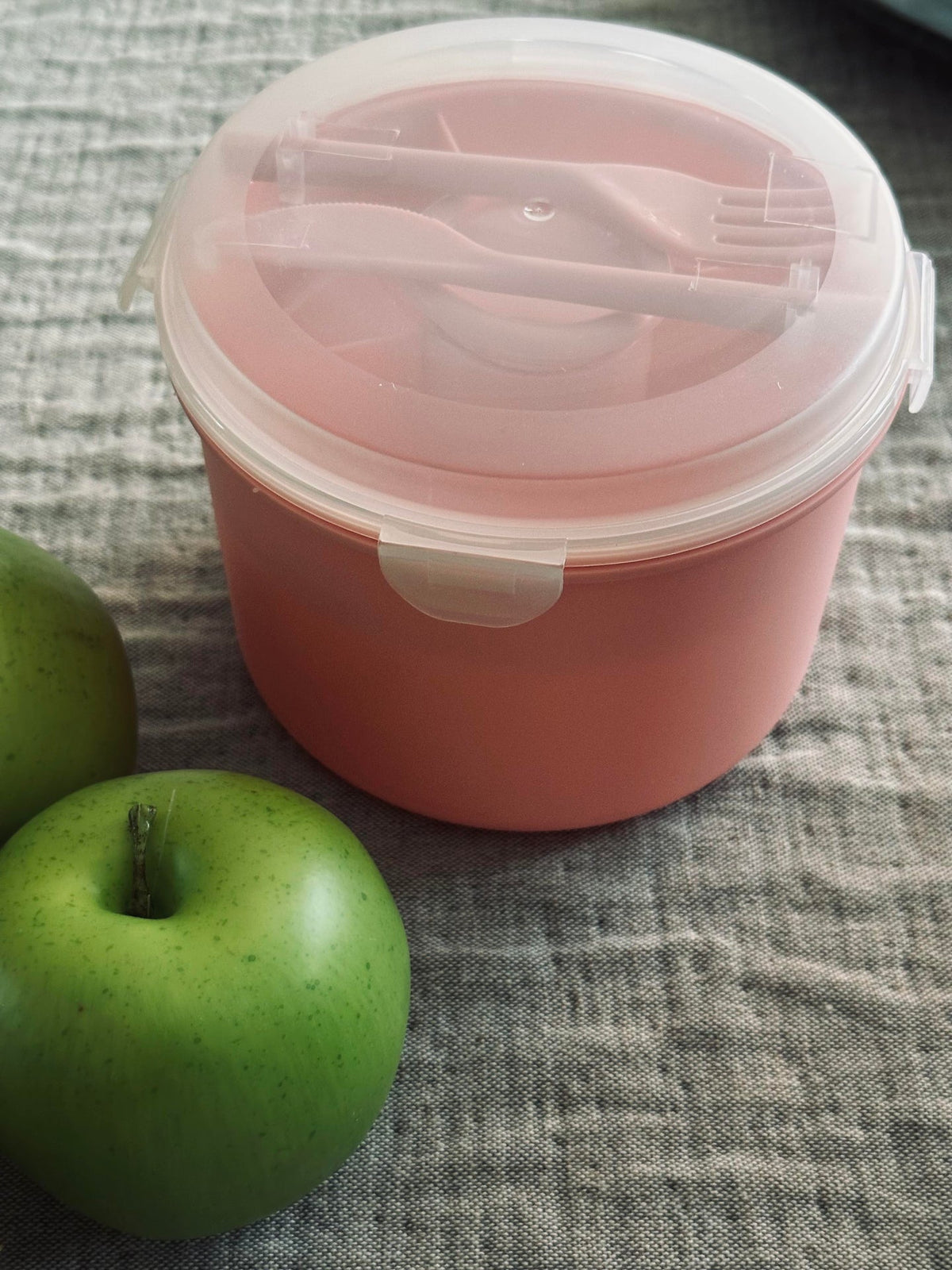 Lunchbox met dressingbakje - Roze