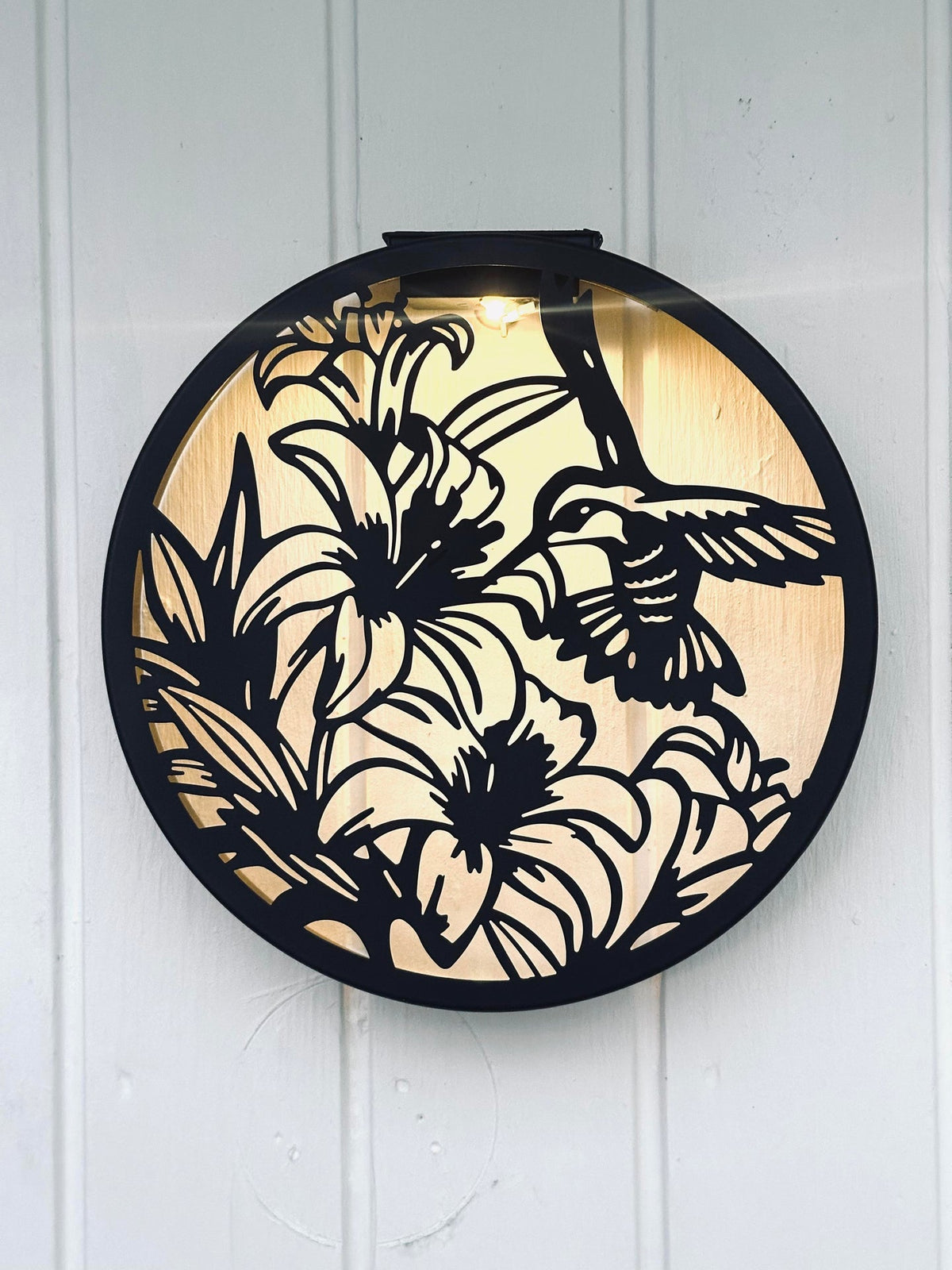 Wanddecoratie m. solar - rond