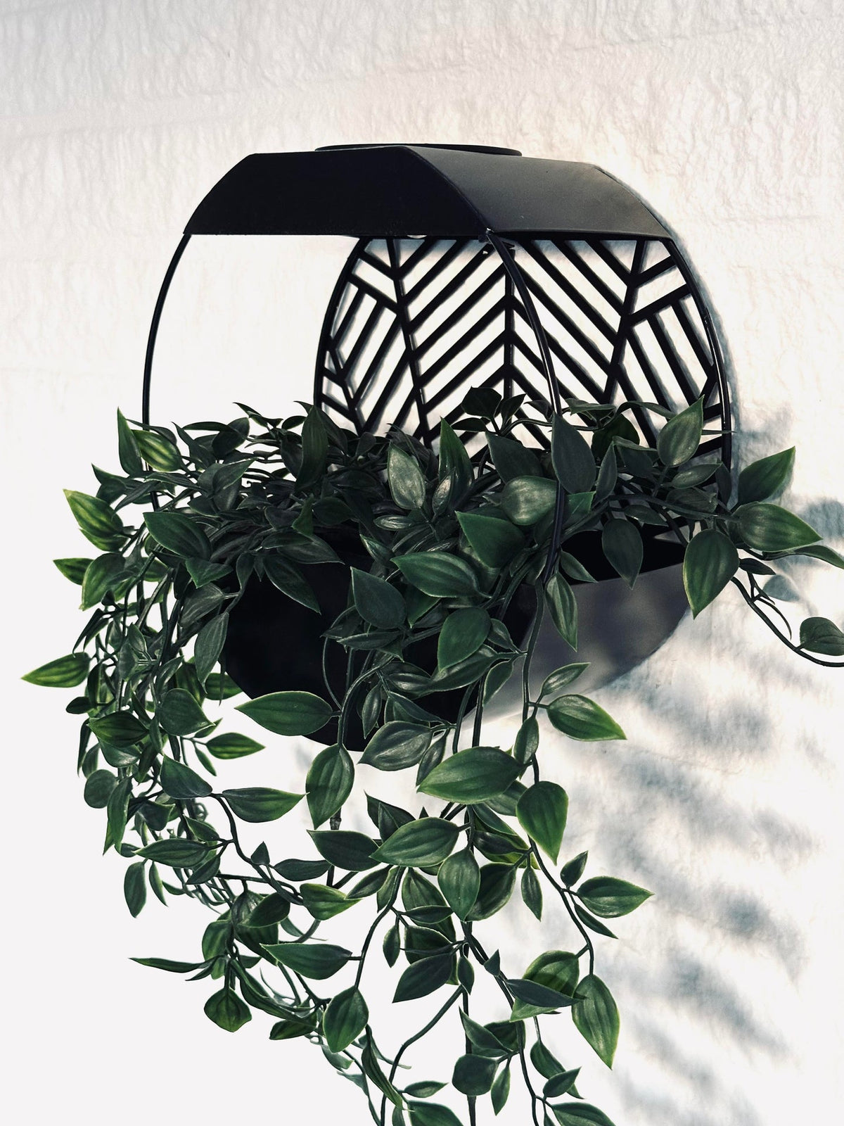 Wandhangende pot m.Solar