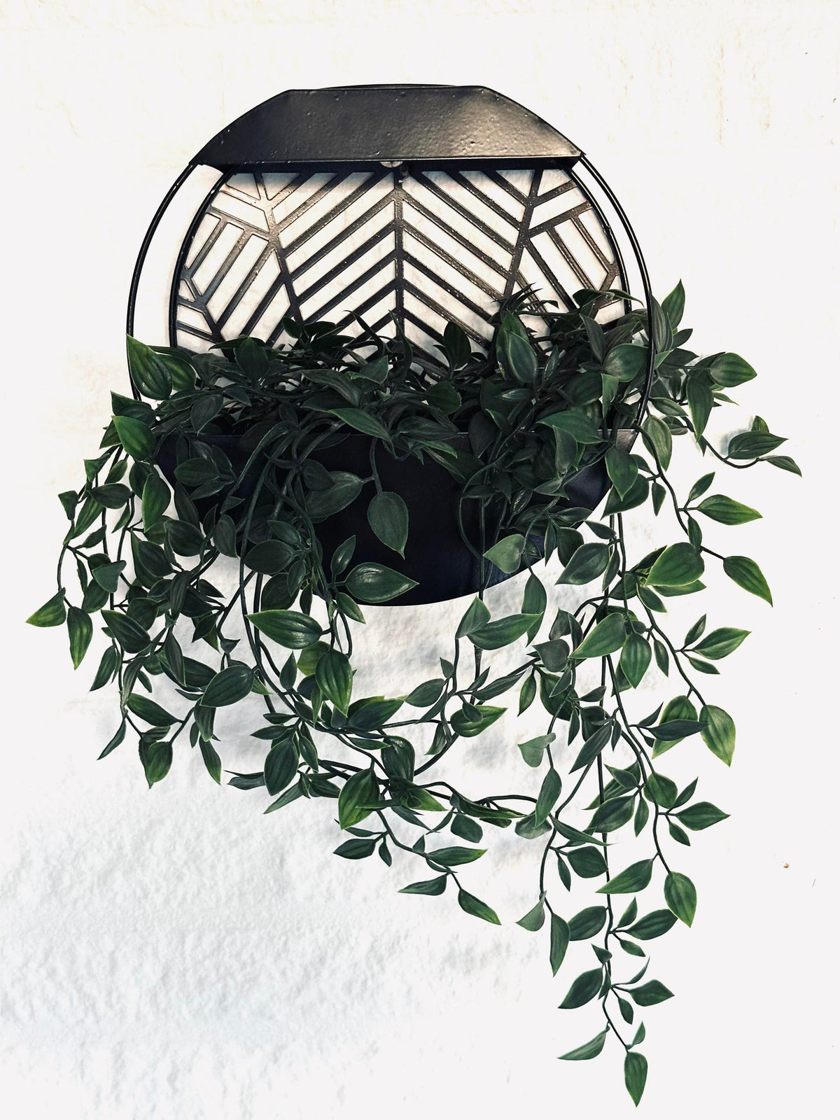 Wandhangende pot m.Solar