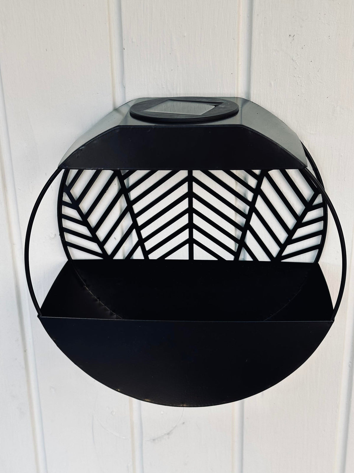 Wandhangende pot m.Solar