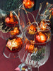 Lichtslinger met kleine kerstballen
