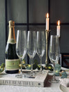 Champagneglazen CRYSTAL - Set van 4 st.