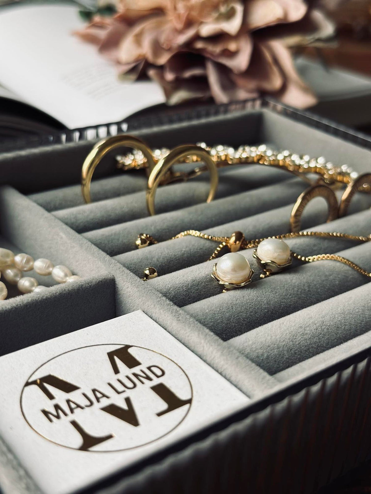 Sieraden opbergdoos met deksel