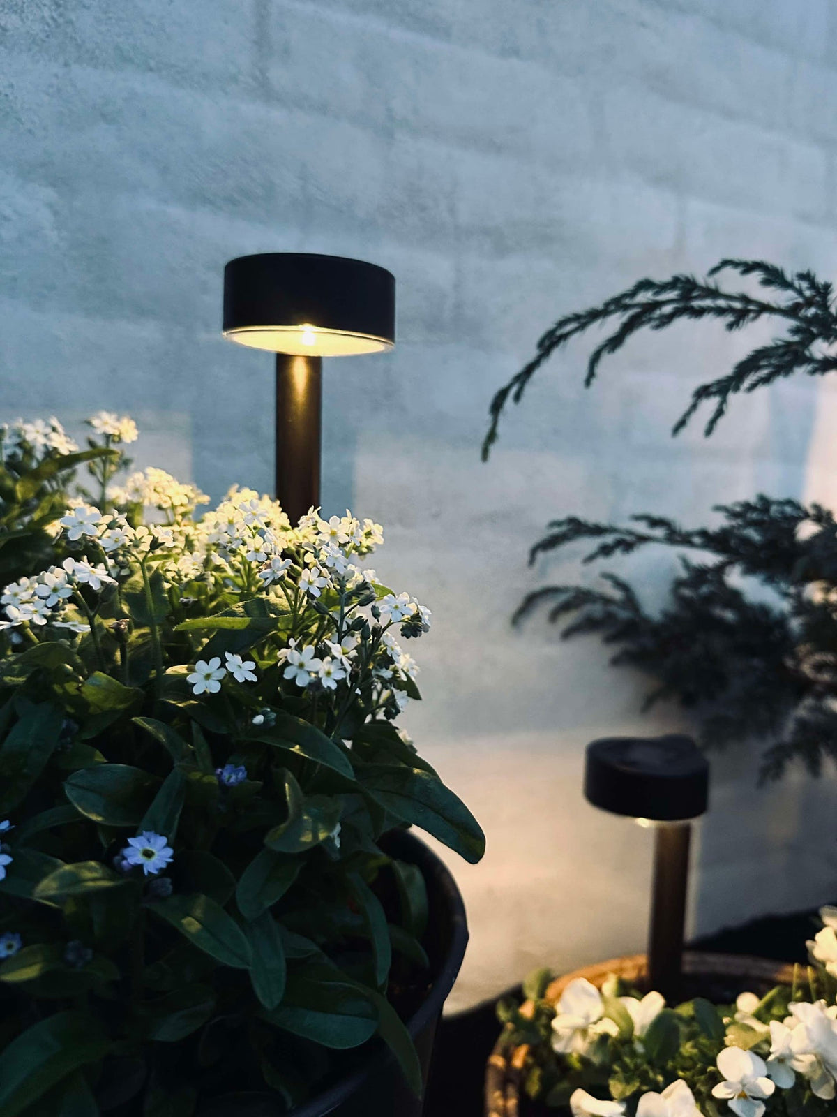 Tuinlamp Nancy met solar – Set van 4 stuks