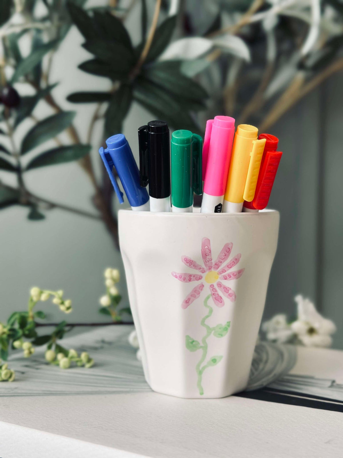 Glas- en porseleinmarkers - 6 stuks
