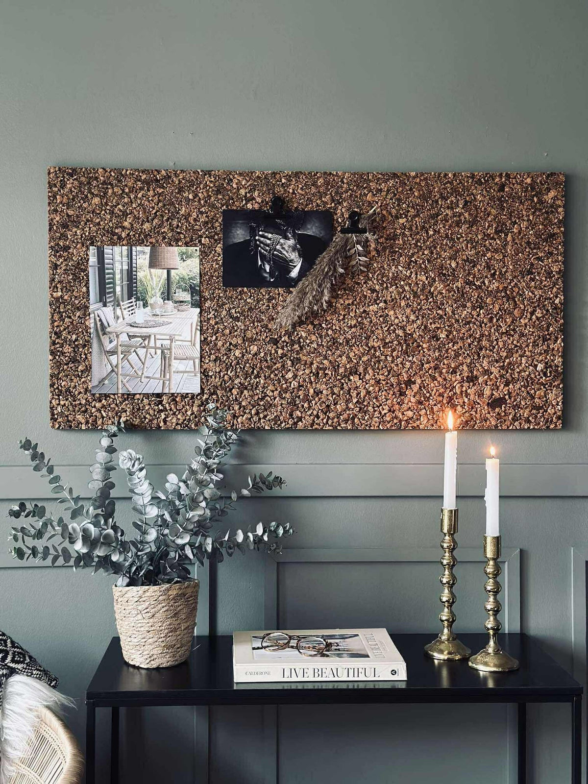 Kurkplaat - Rustiek prikbord 2 cm