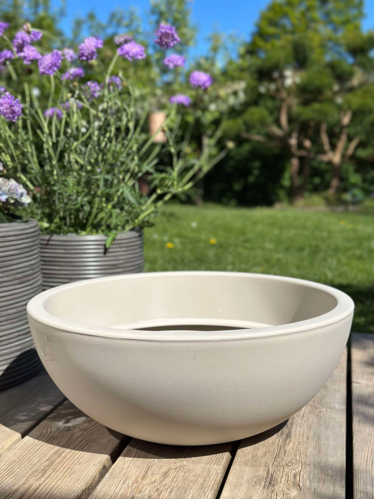 Spiegelvijver in recycling plastic - Zand