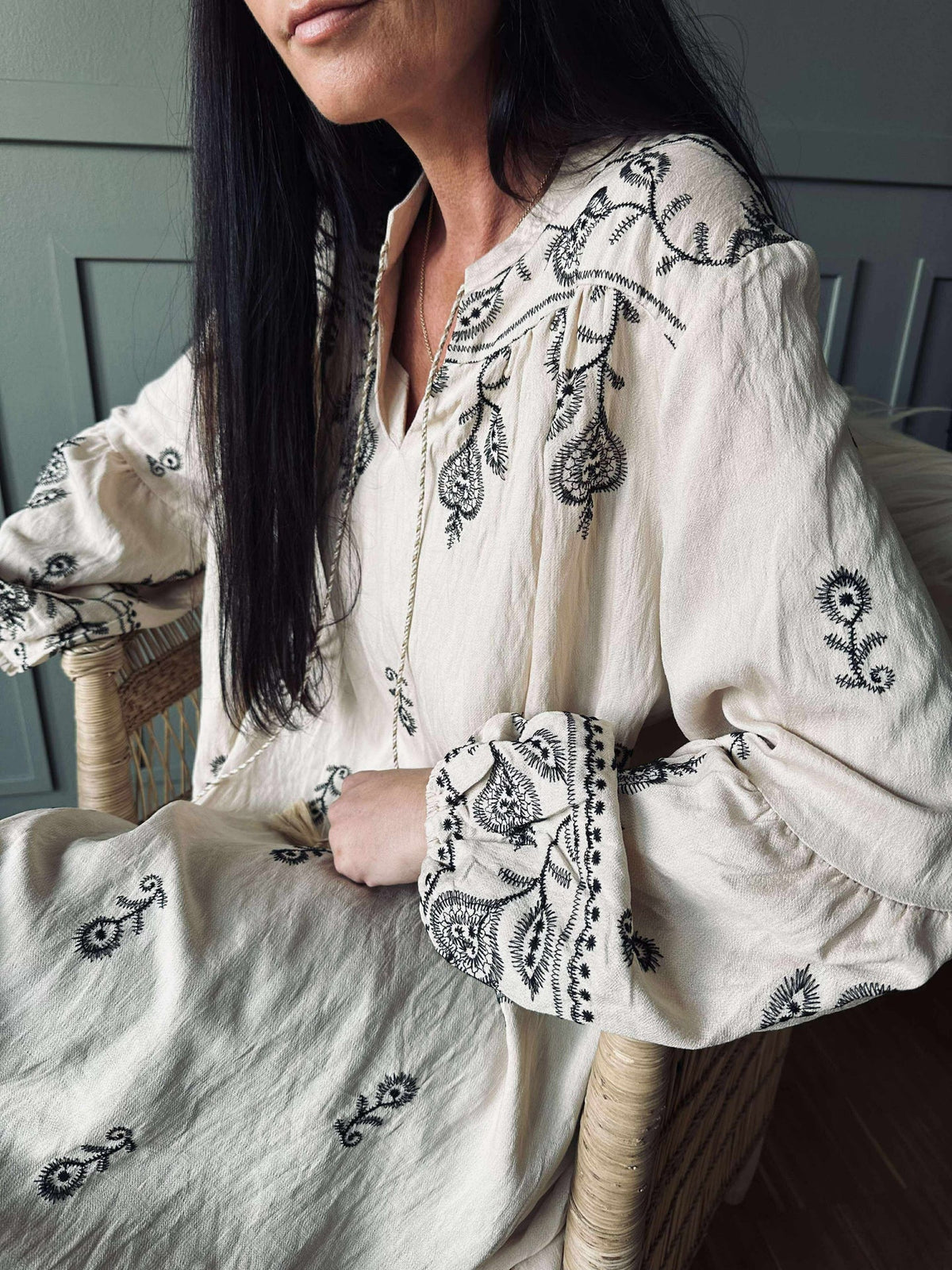 Jurk Embroidery boheme