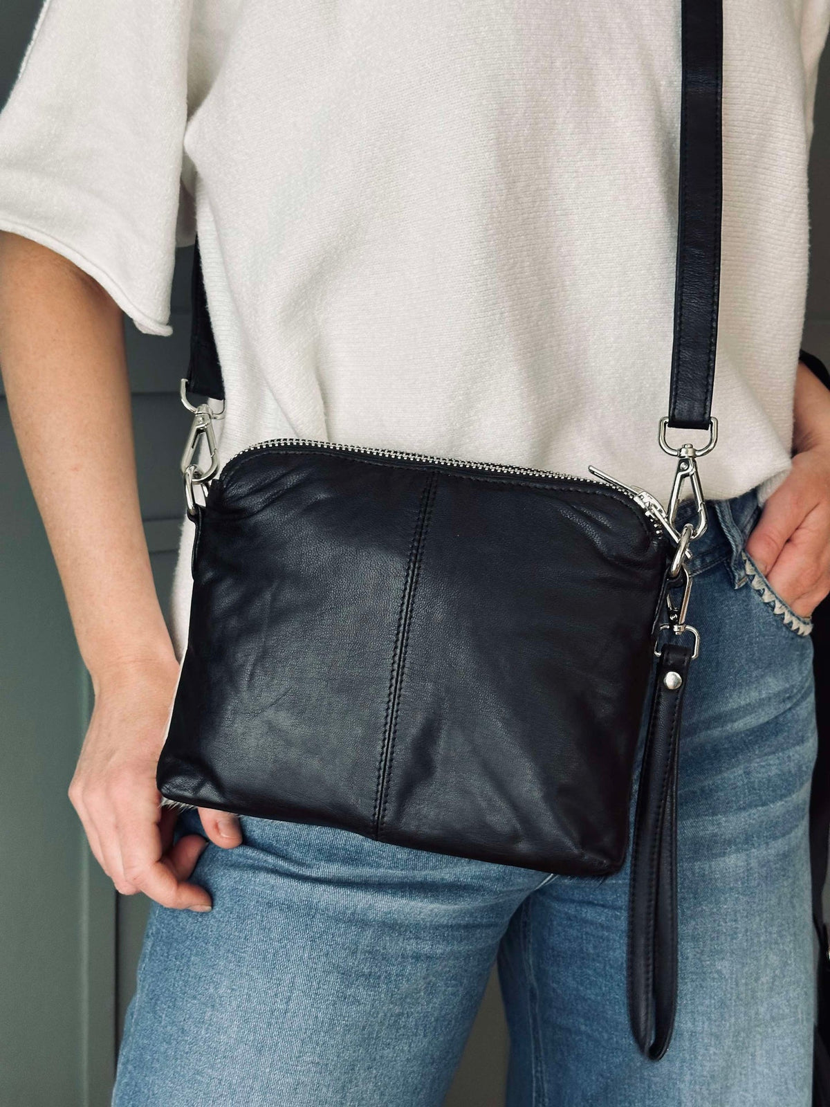 Crossbody clutch ALICE - COW