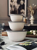 Schalen met deksel - Set van 3 st. White