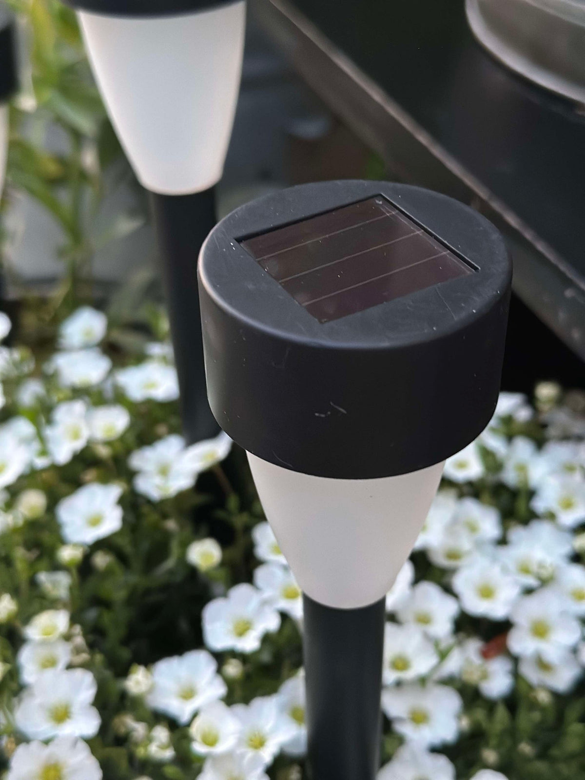 Fakkel met zonnecellen – Set van 4 stuks.