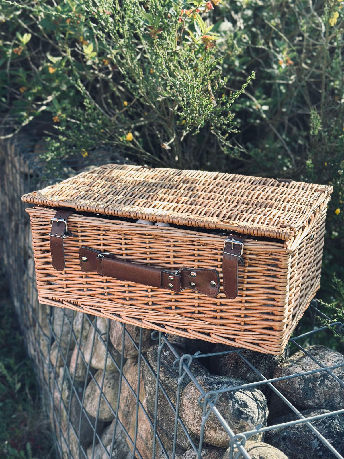 Picknickmand met inhoud voor 4 personen - DELUXE