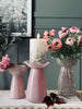 Hyacintenvaas m. bloemenrand - Roze