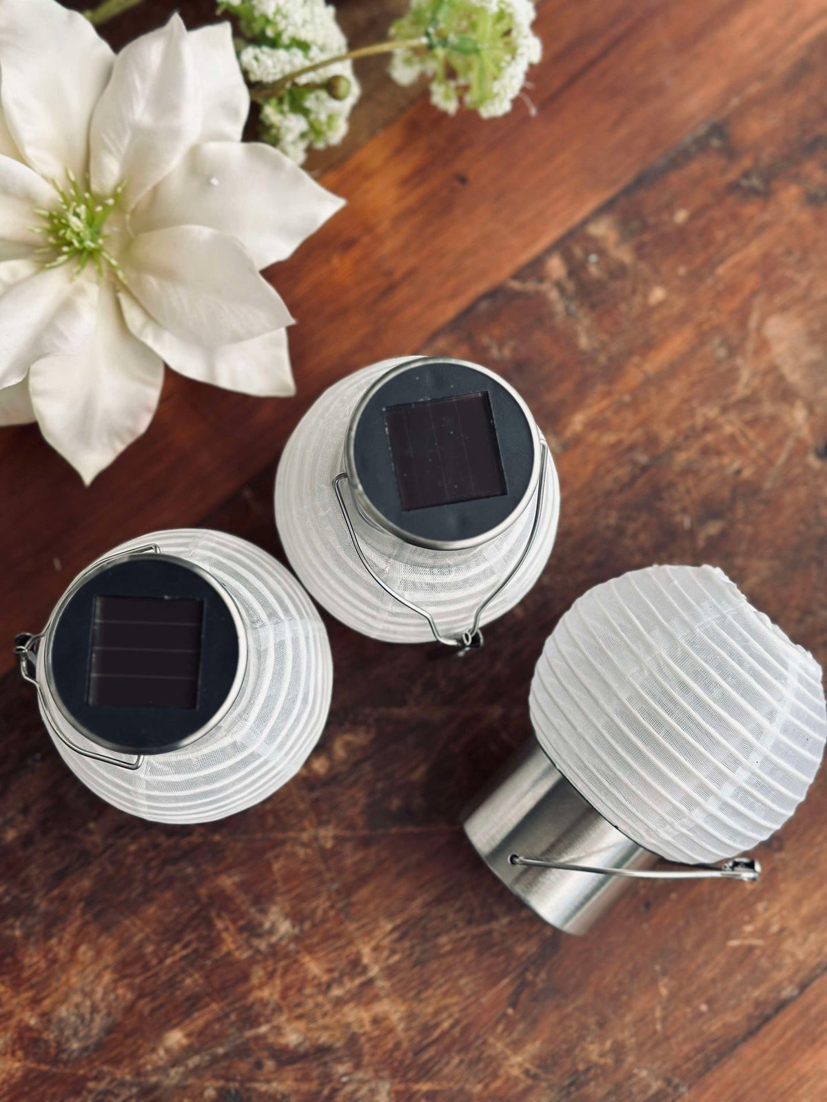 Mini lampen op zonne-energie - 3 st.