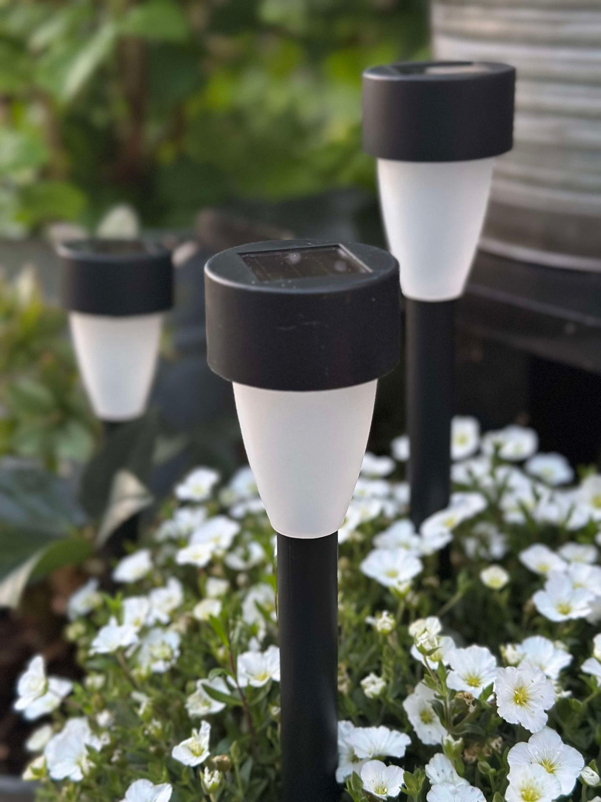 Fakkel met zonnecellen – Set van 4 stuks.