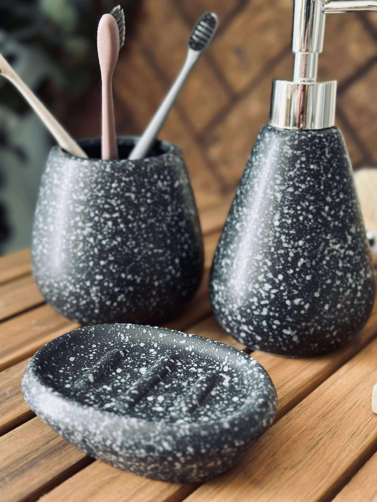 Badkamerset met 3 delen - Stone