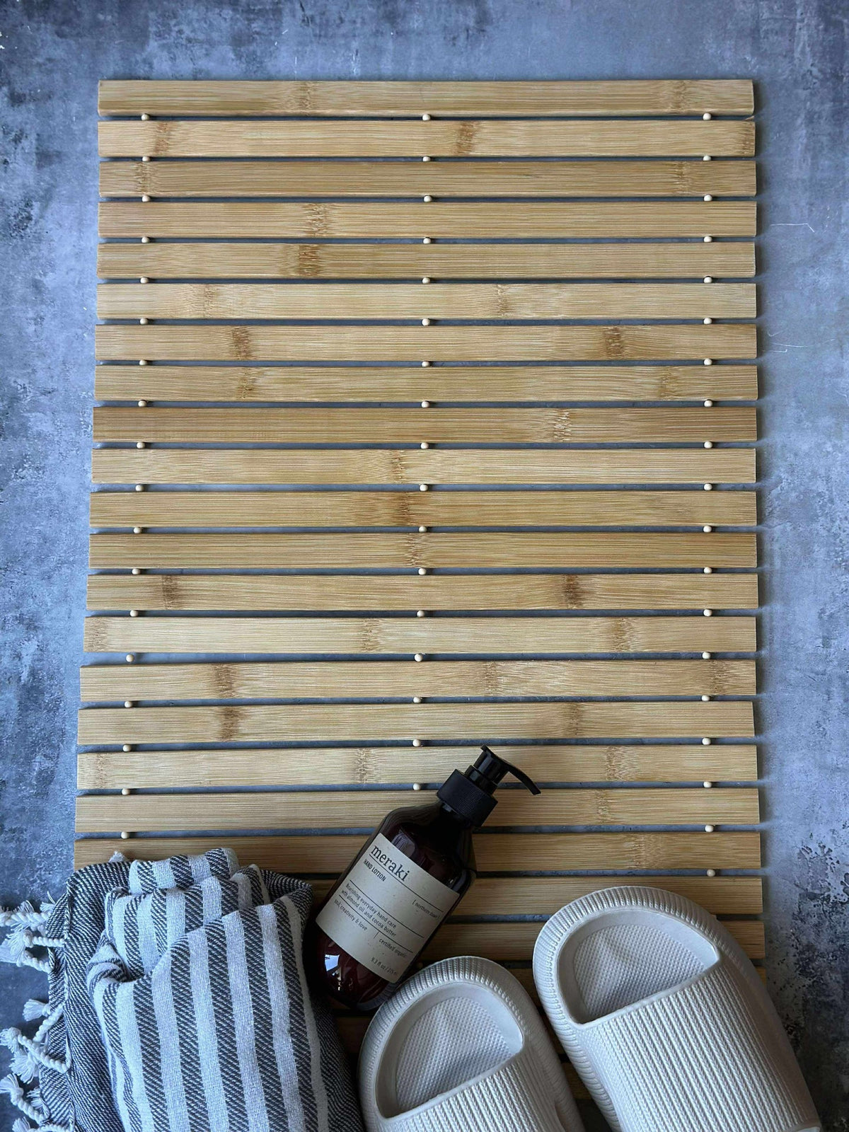 Badmat bamboe - 40x60