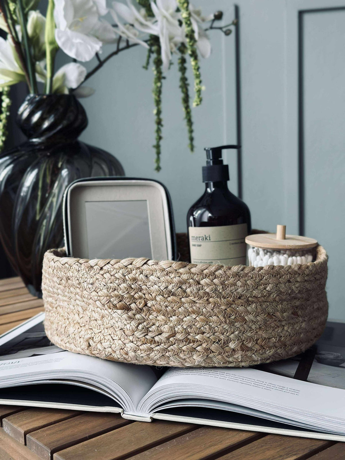 Ronde mand - Jute