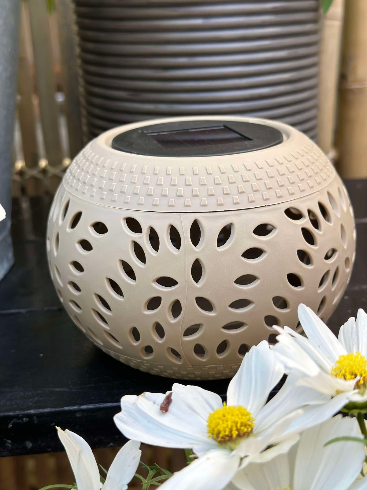 Lantaarn FIONA Solar - Beige