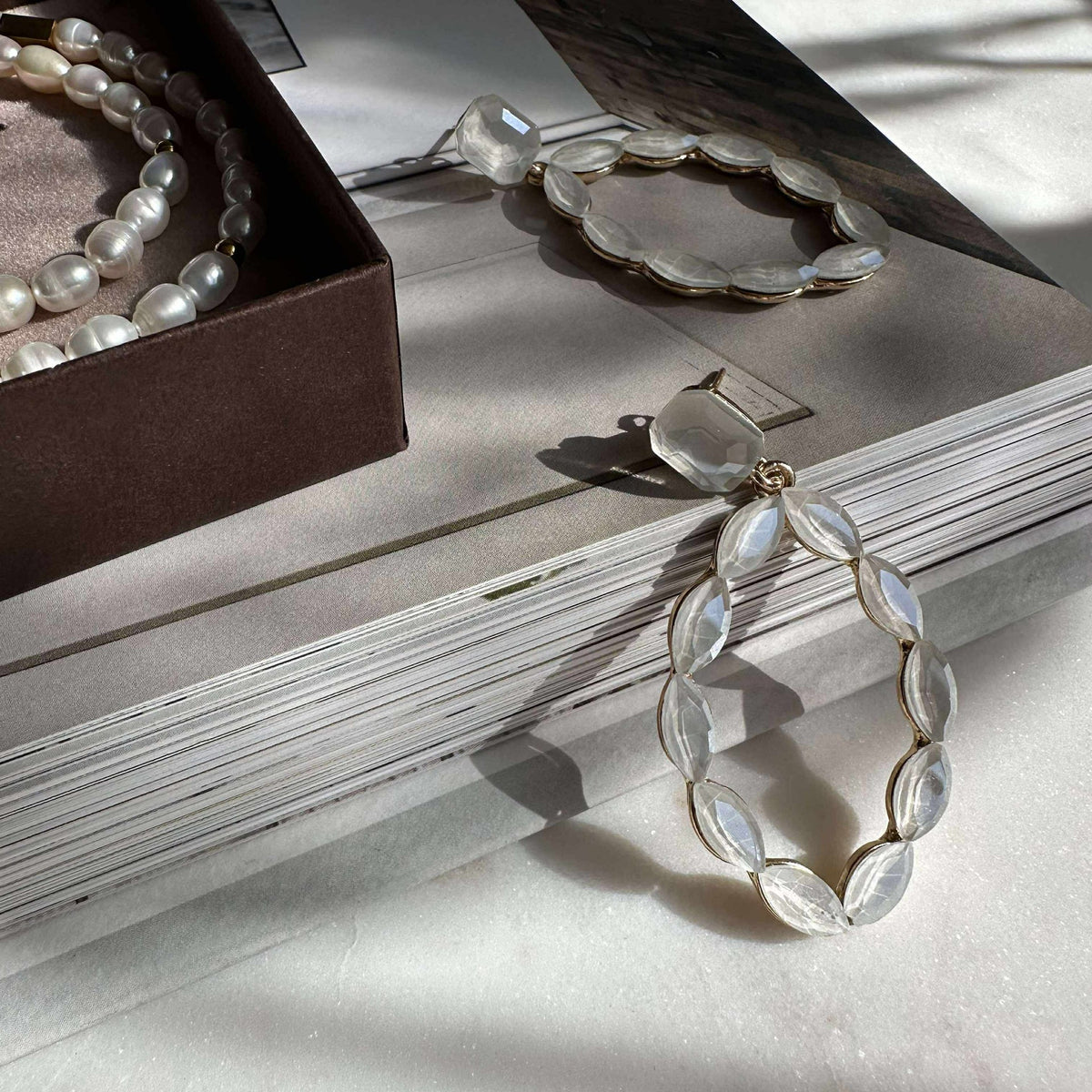 Oorbellen Melrose - Off white