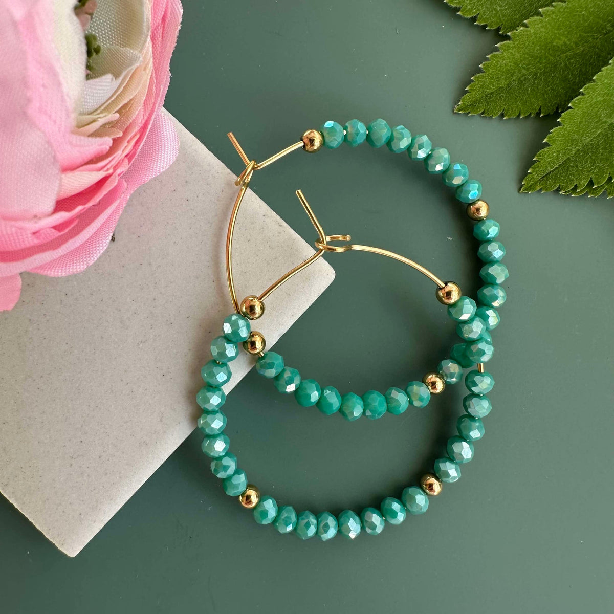 Oorbellen Merle – Turquoise