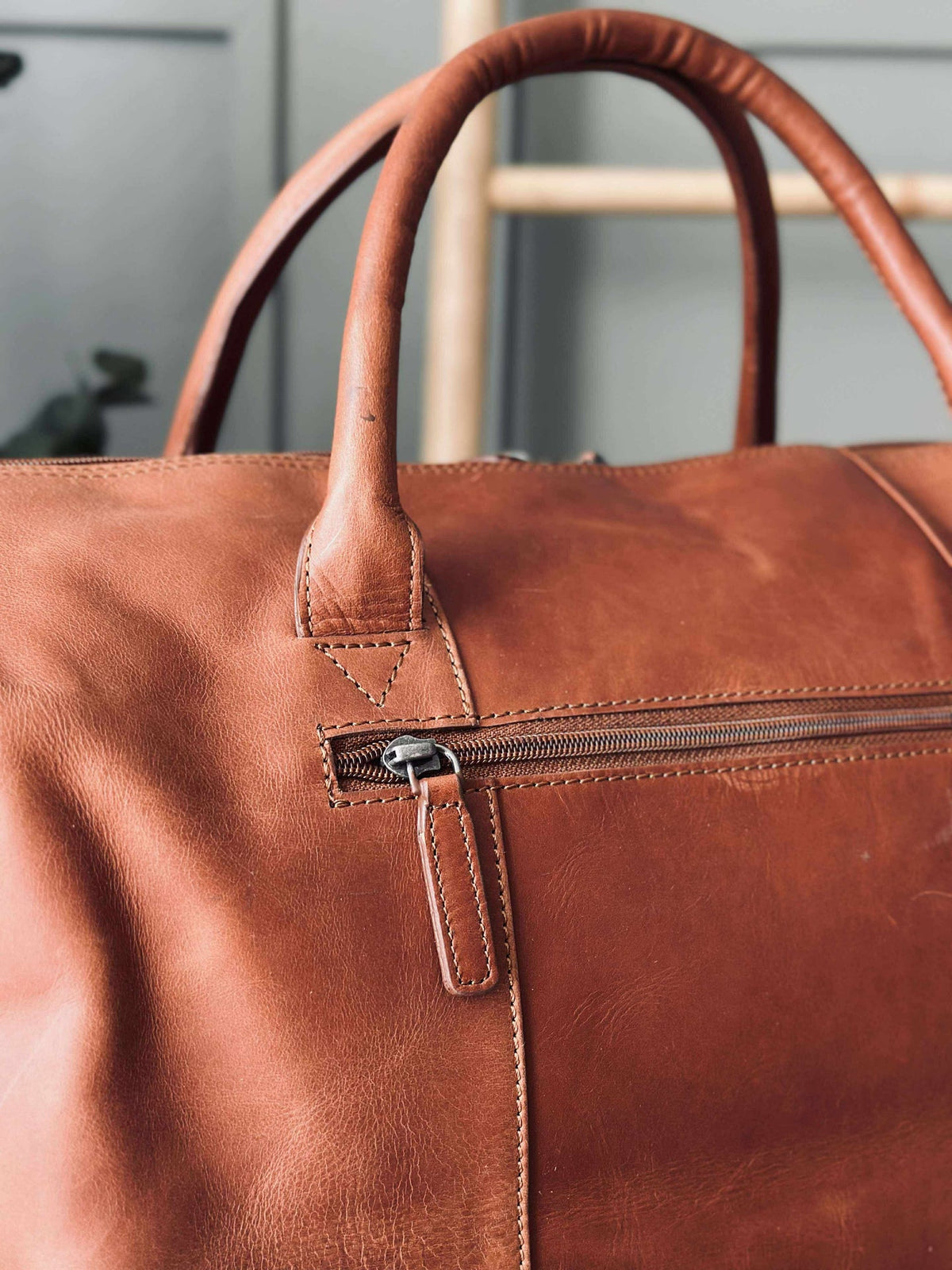 Weekendtas LONDON cognac