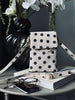 Mobieltasje Blacks dots