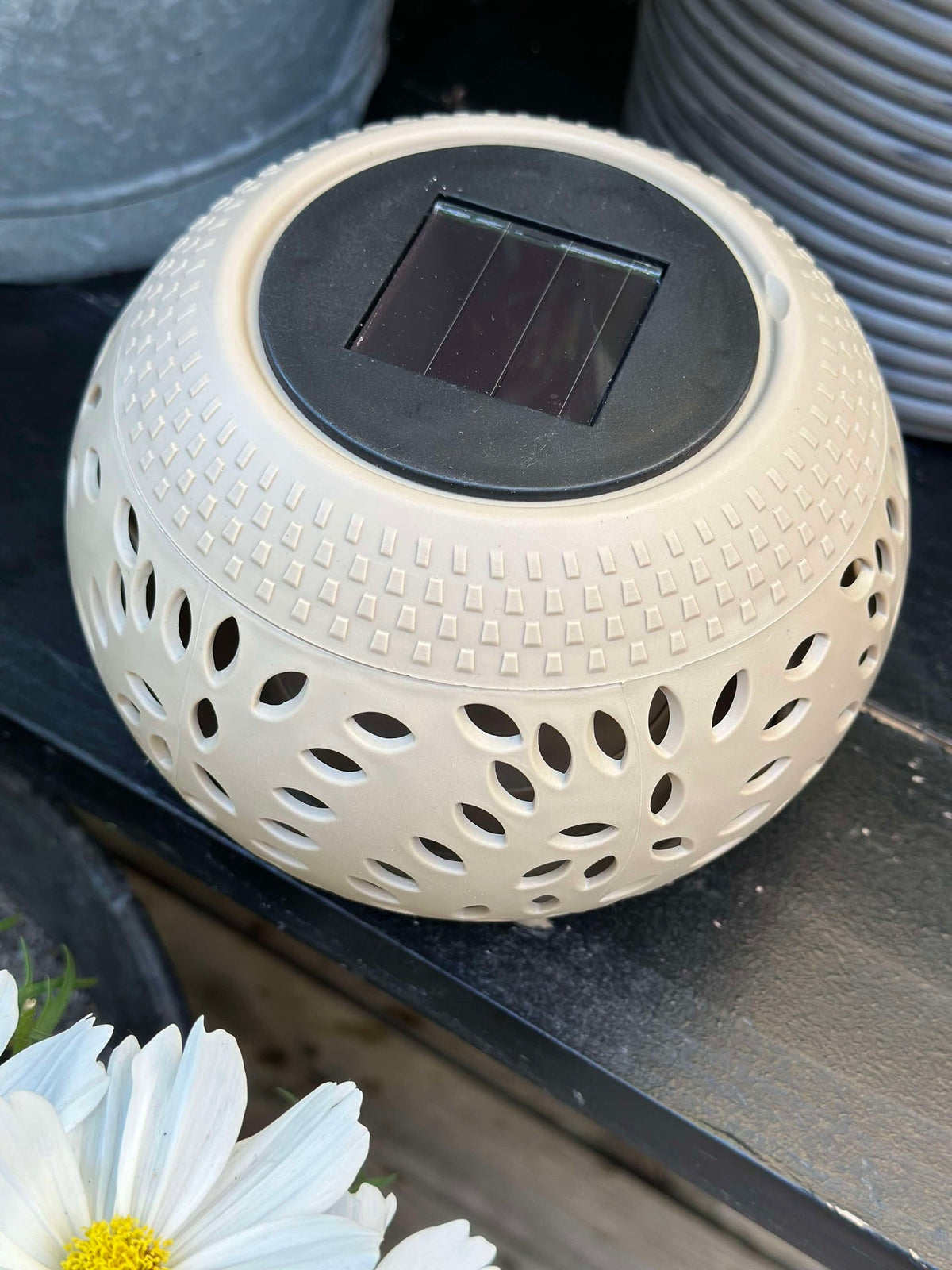 Lantaarn FIONA Solar - Beige