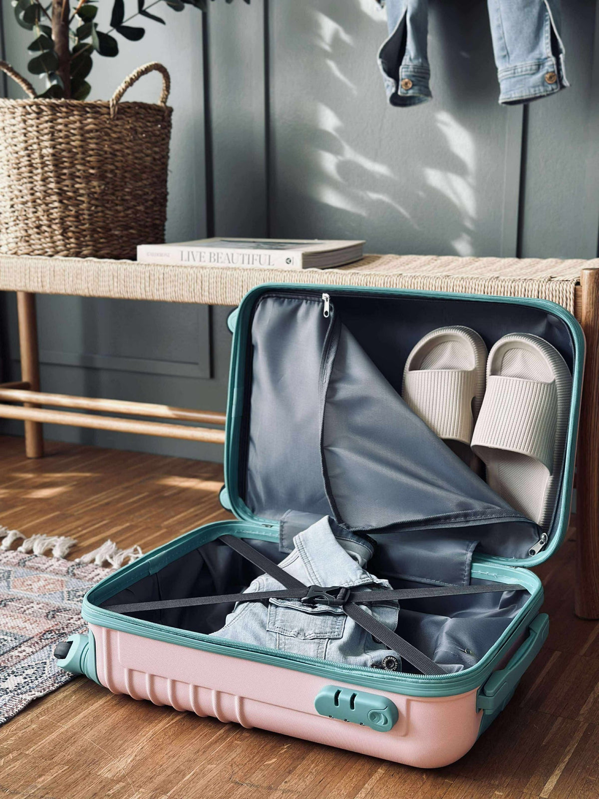 Trolley Koffer - ROSE / MINT