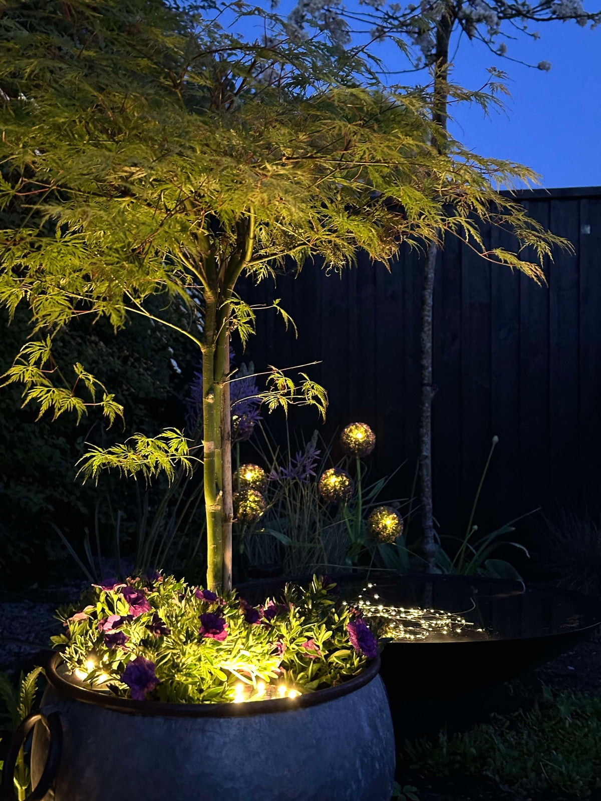 Solar spots BLACK – Set van 4 stuks