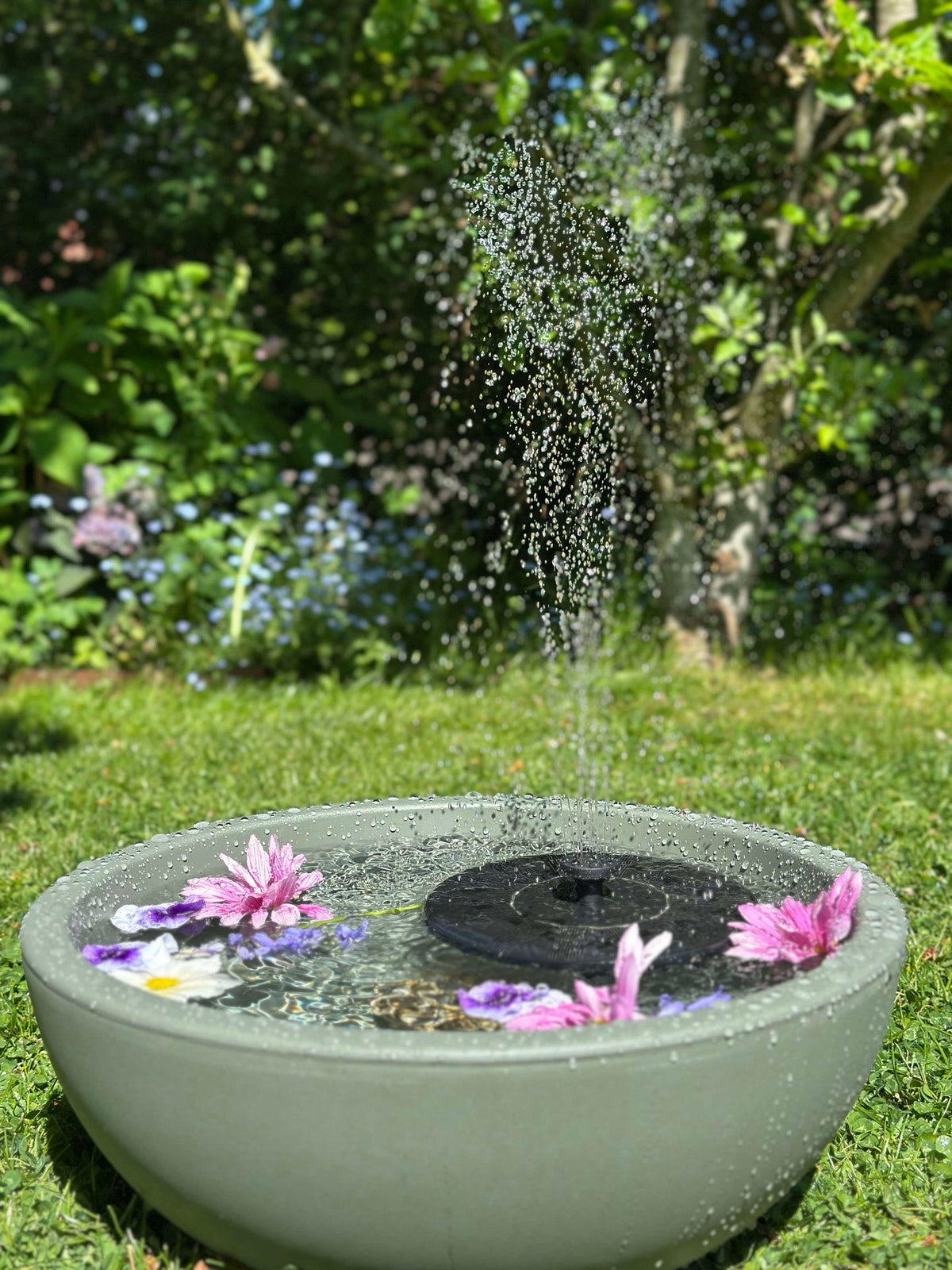 Spiegelvijver / schaal dia 40cm - gerecycled groen