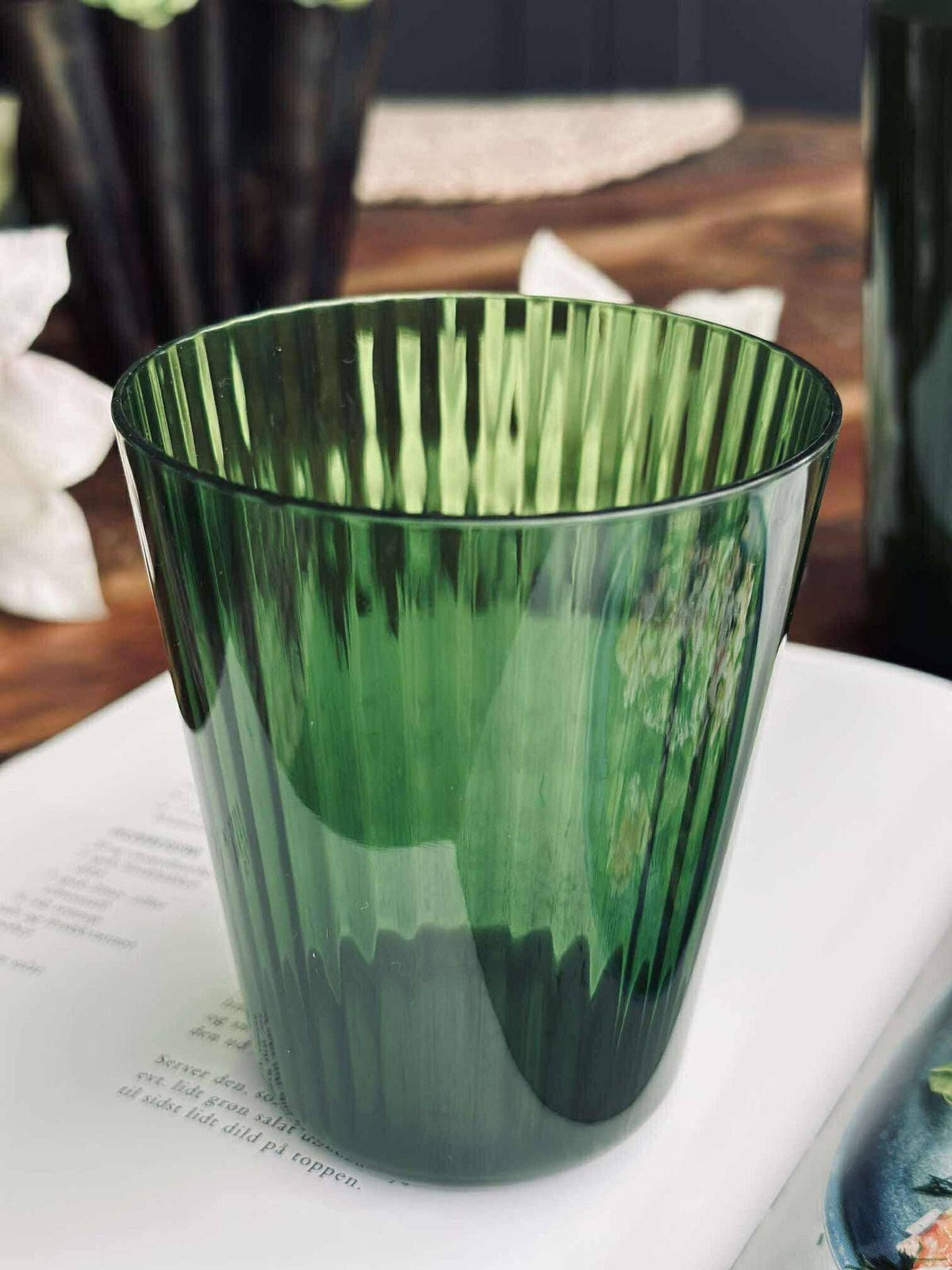 Glas Claire 300 ml. Groen - 2 st.