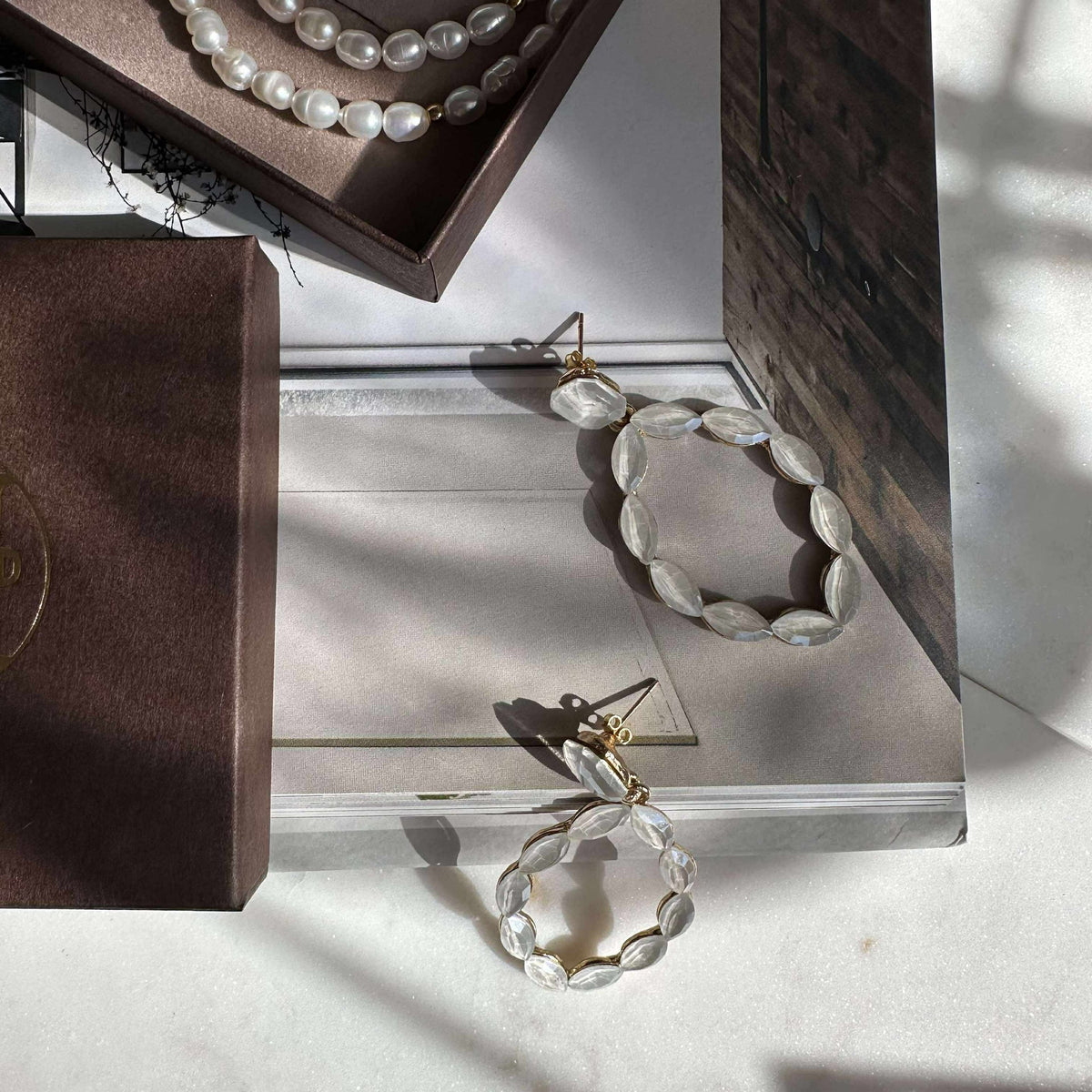 Oorbellen Melrose - Off white