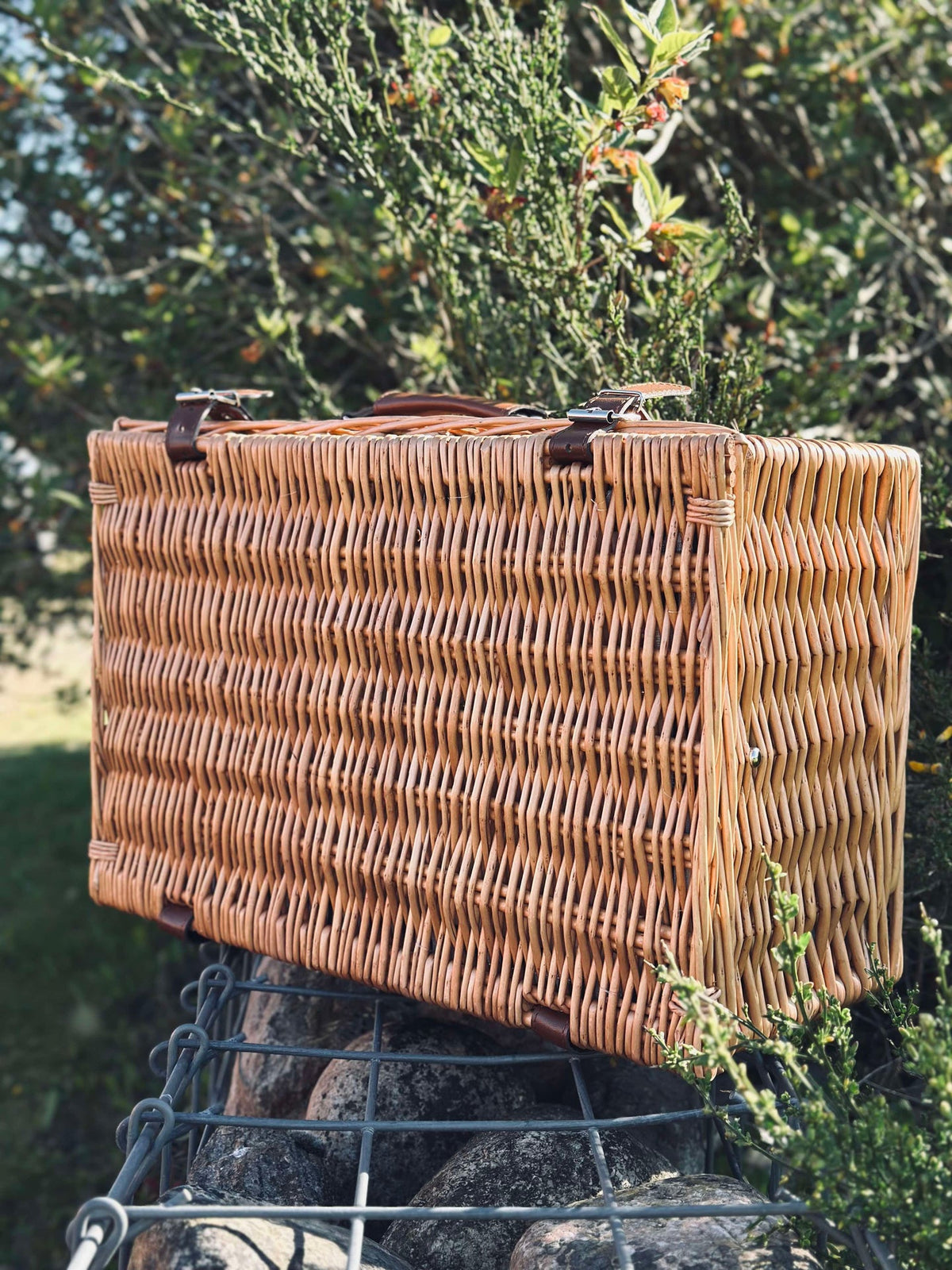 Picknickmand met inhoud voor 4 personen - DELUXE