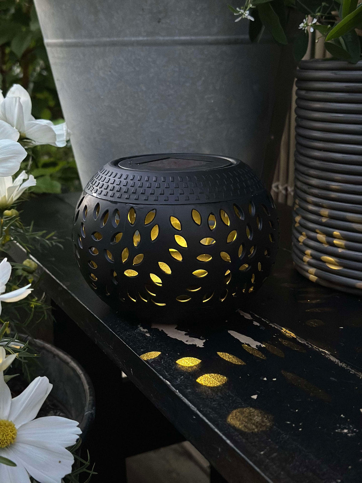 Lantaarn FIONA Solar - Black