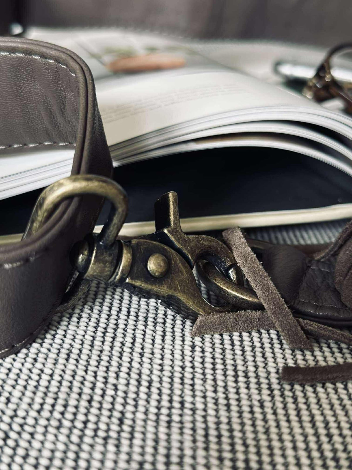 Bumbag met franjes - Deer brown