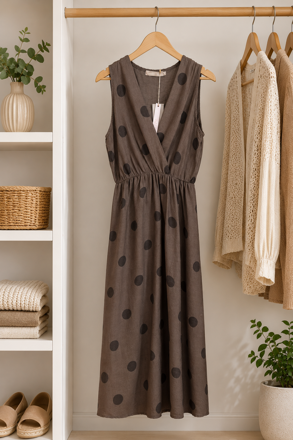Jurk Linetta brown