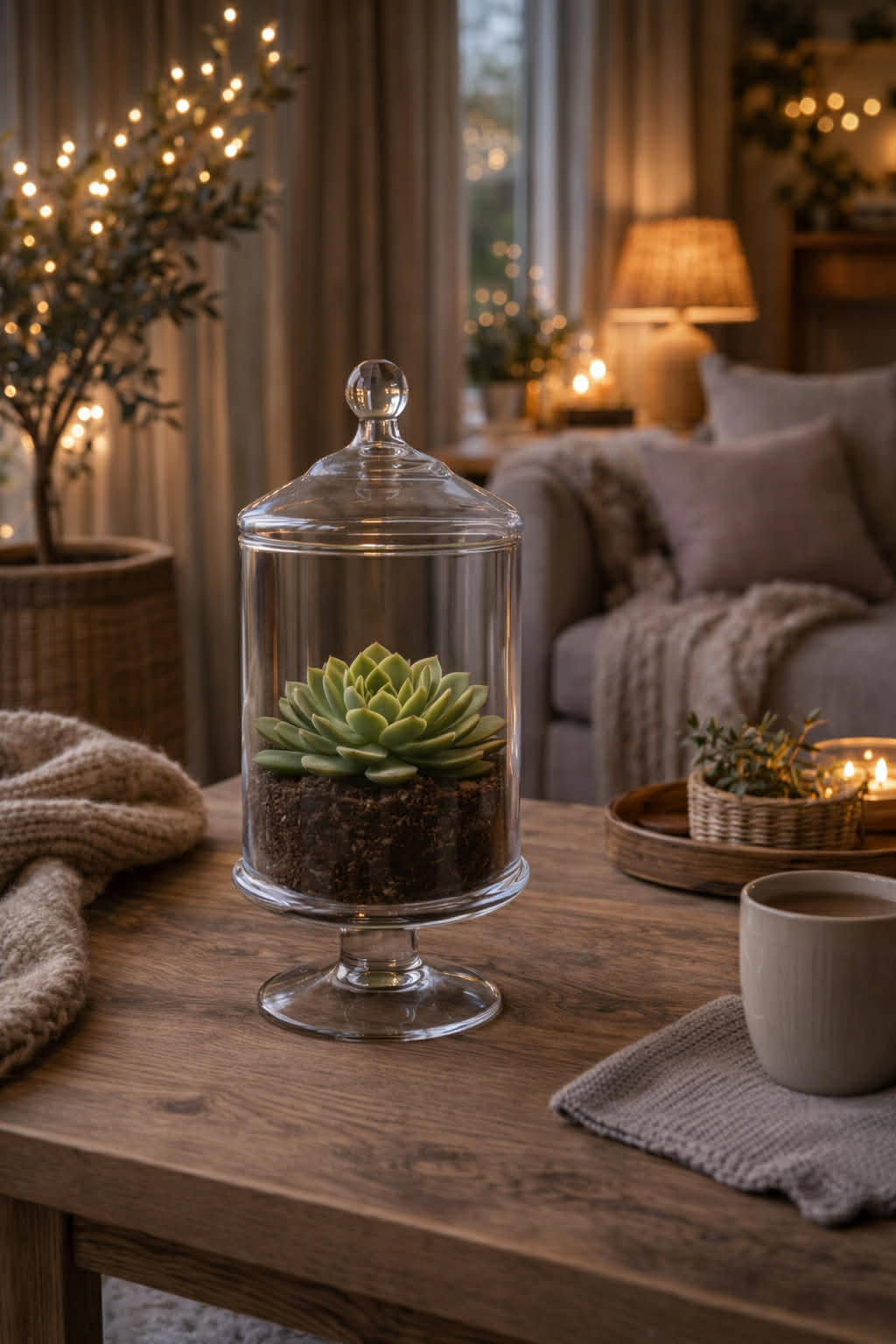 Opbergpot met deksel - Glas
