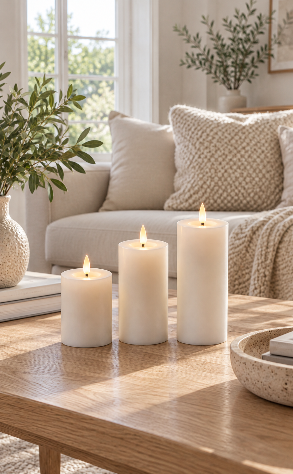 Blokkaars Nordic white - Meerdere maten