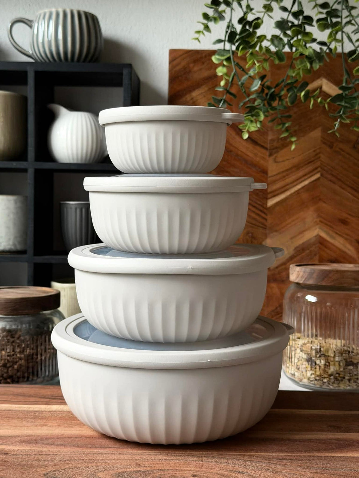 Opbergdozen Stone – Set van 4 stuks.