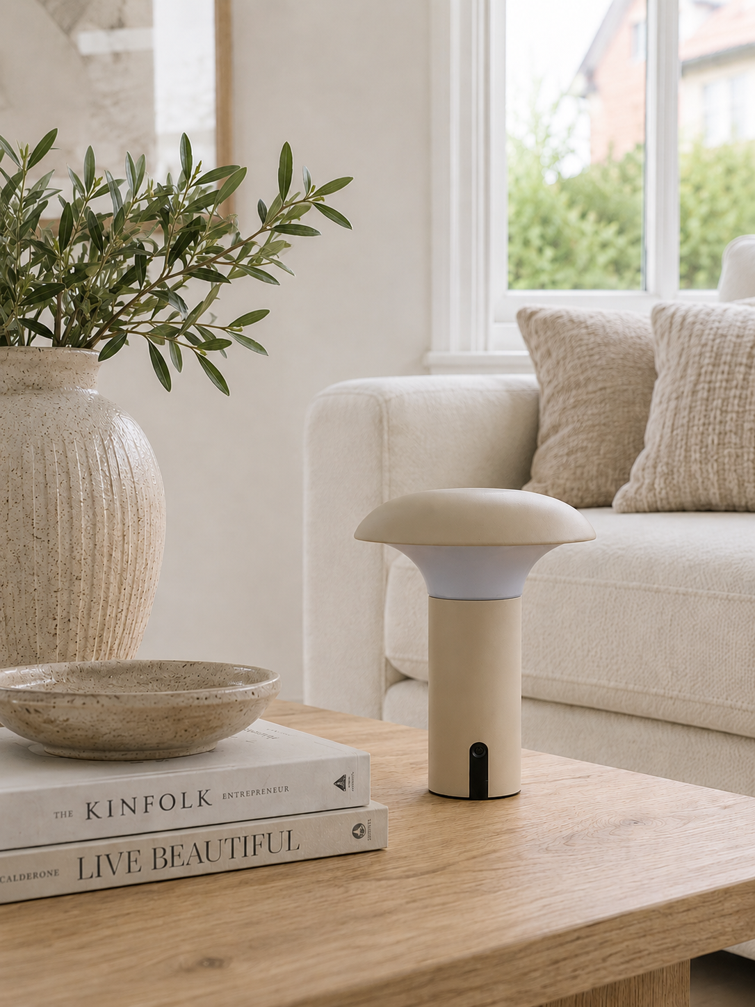 Oplaadbare lamp voor binnen en buiten