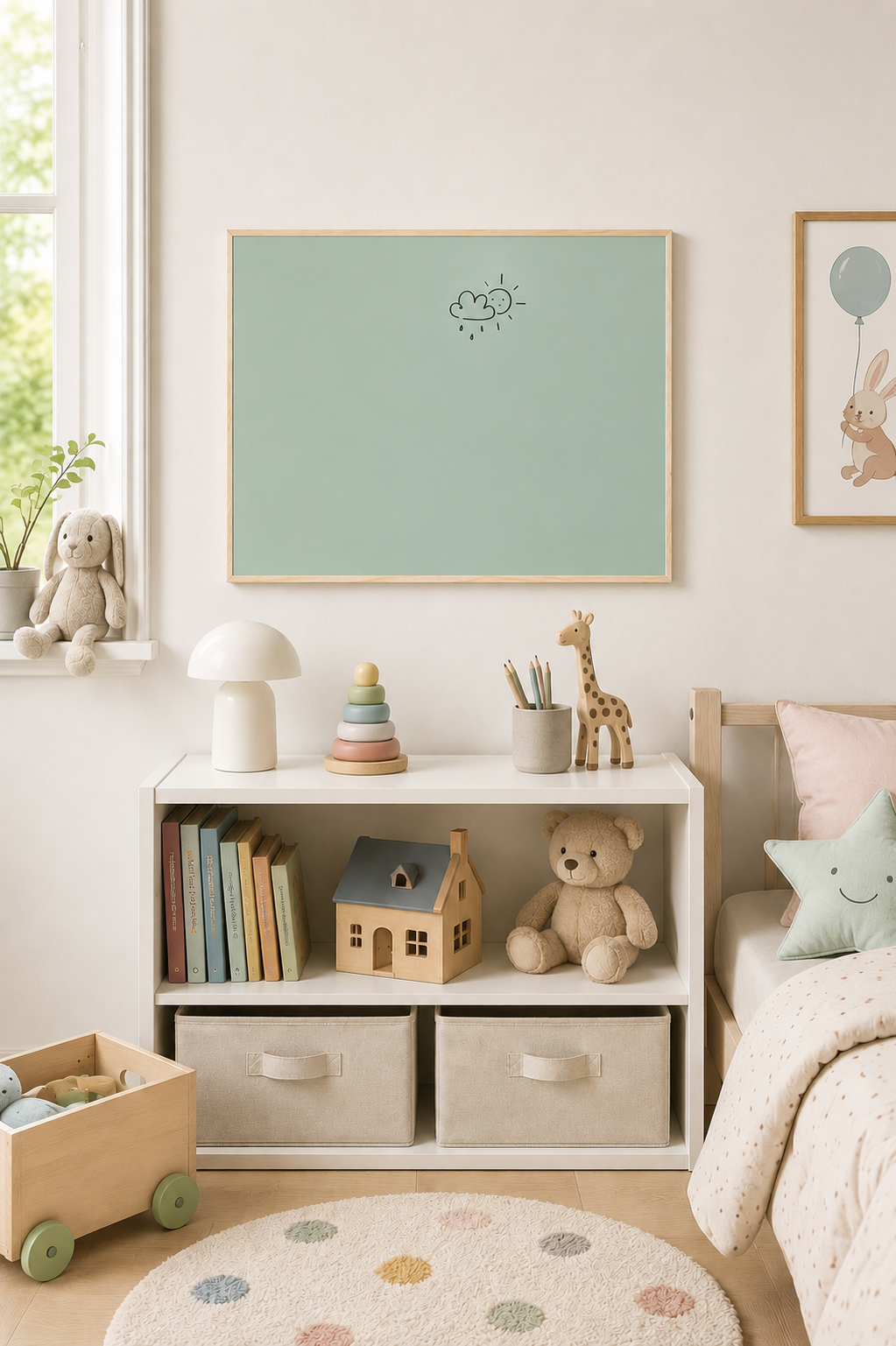 Magnetisch whiteboard - Groen