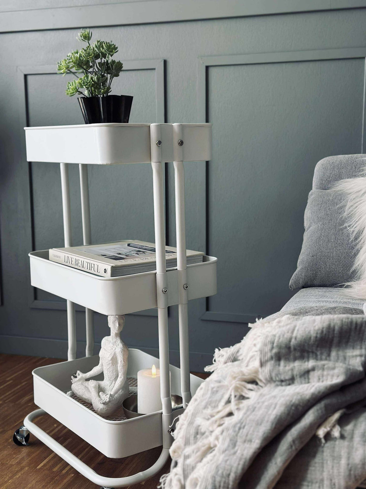 Rolkar met wielen - White