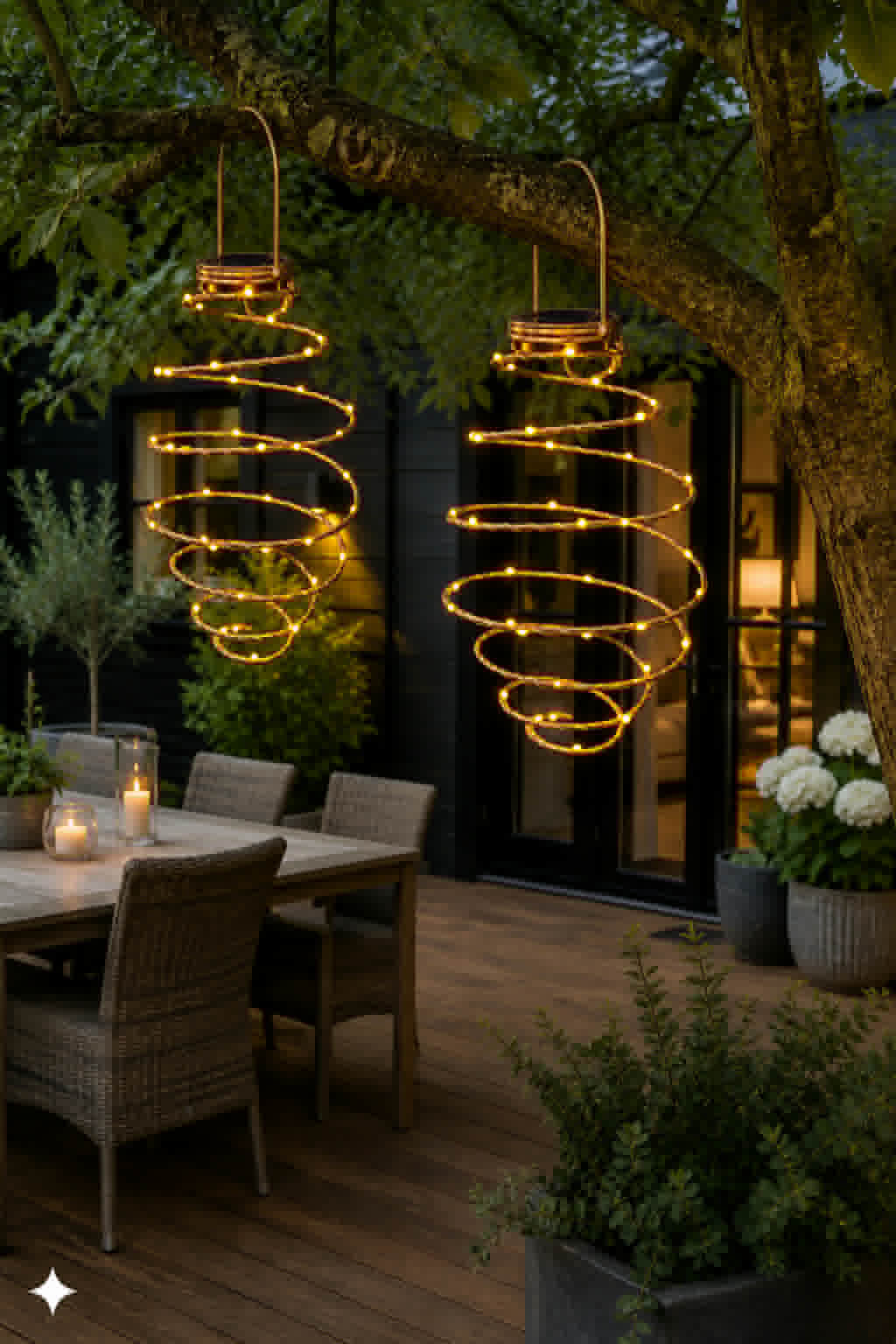 Spiraal GOLDEN BIG op zonne-energie