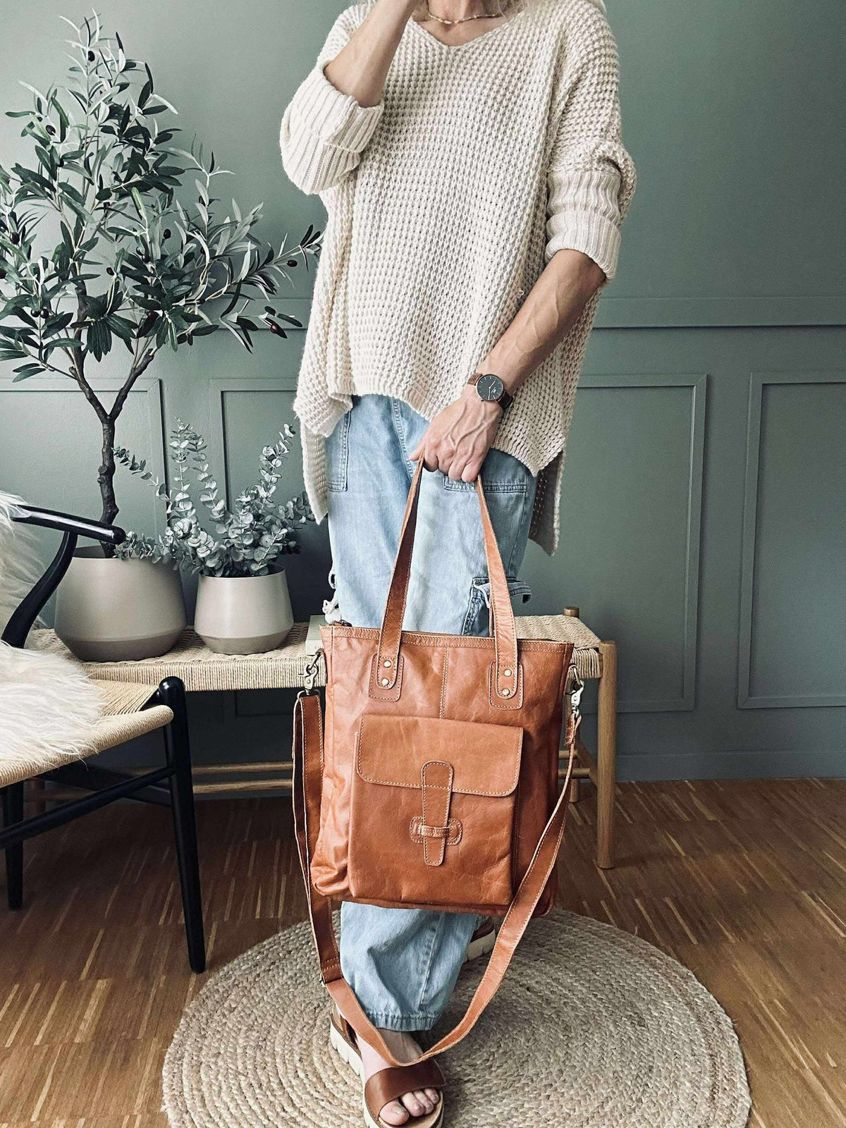 Trui MILLE beige – Onesize