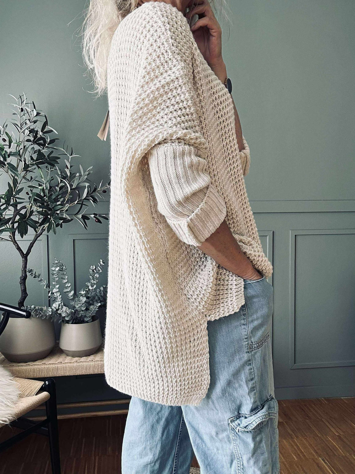 Trui MILLE beige – Onesize