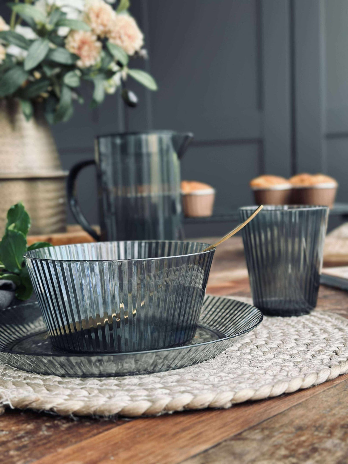 Kom DAILY Grey - Set van 4 stuks.